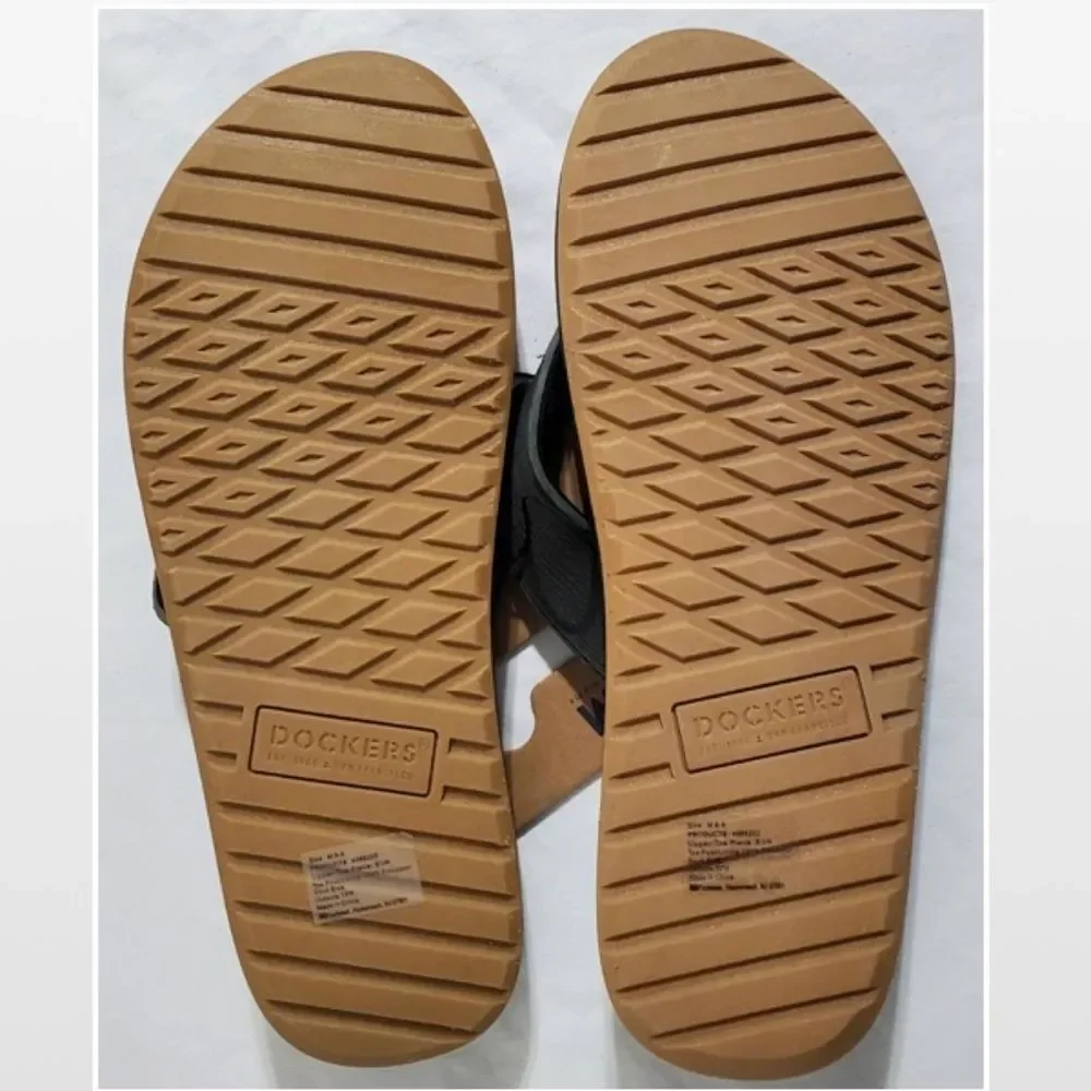 New Dockers Mens Flip Flops Premium Brushed EVA Outdoor Green Shoes Medium 8 9